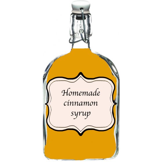 Homemade cinnamon syrup