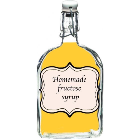 Homemade fructose syrup