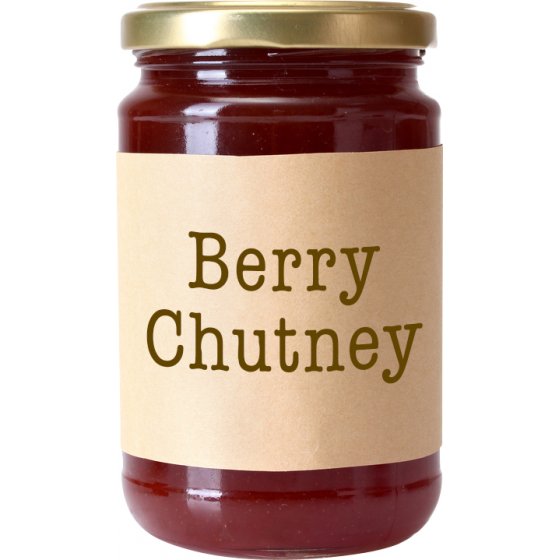 Homemade berry chutney