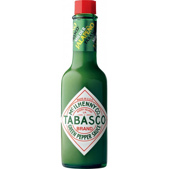Grüne tabasco sauce