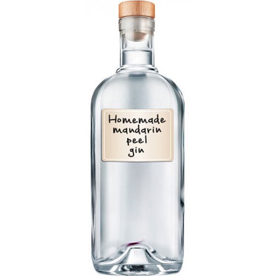 Hausgemachter Mandarinen-Schalen Gin