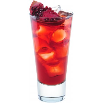 Vodka with pomegranate juice