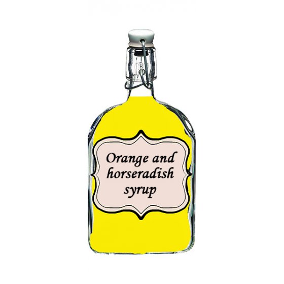 Sirop d'orange maison au raifort