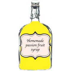 Sirop de fruit de la passion maison