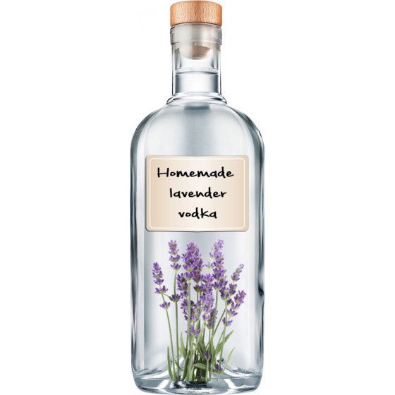 Vodka de lavanda casero