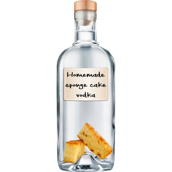 Selbstgemachter biskuit wodka
