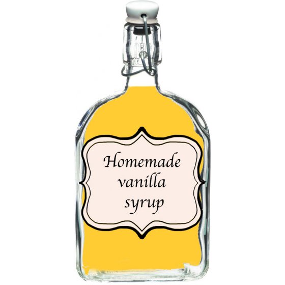 Selbstgemachter vanille sirup